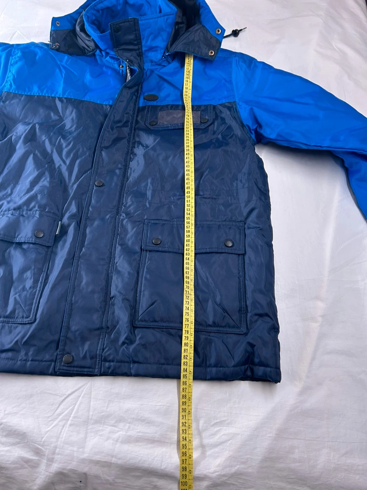 Blauw marine waterdichte mantelvest panoply #90 – photo 9